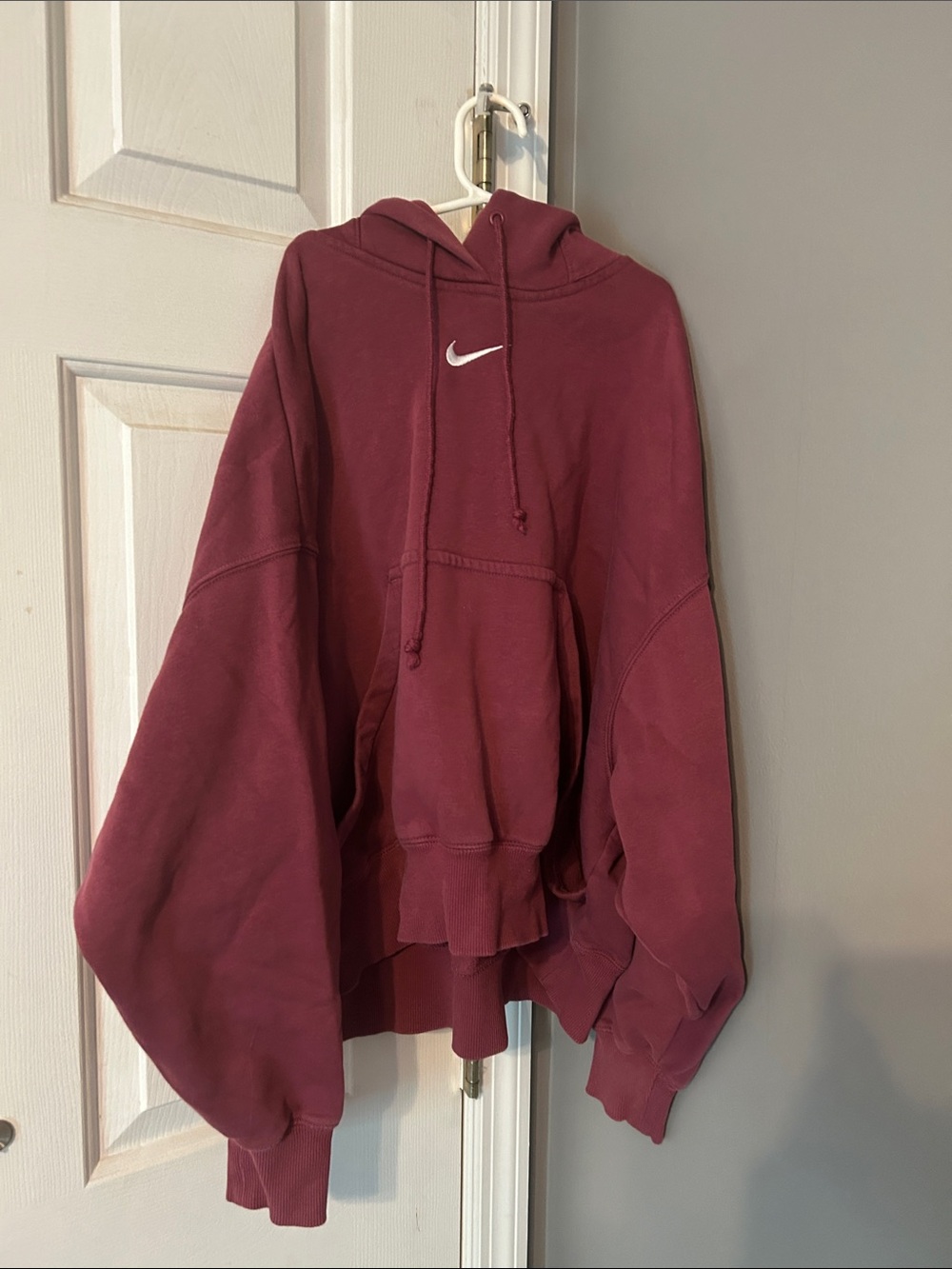 Nike Burgundy Hoodie- size small